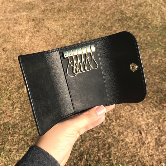 Pueblo Leather | Tri-fold Keyholder | 磨砂牛皮系列 | 三摺鎖匙包