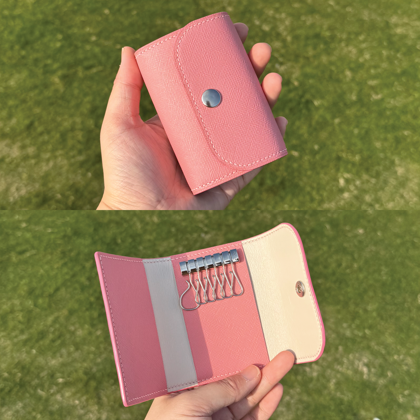 Tri-fold Key Holder with 2 Card Slot