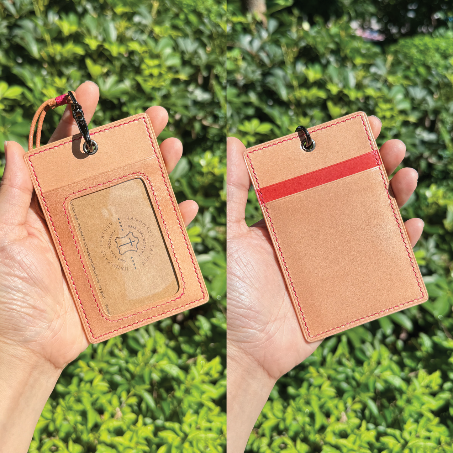 Tochigi Leather | ID Cardholder with Lanyard | Vertical, Horizontal Style | 栃木牛皮系列 | 掛頸職員卡套 | 直款橫款