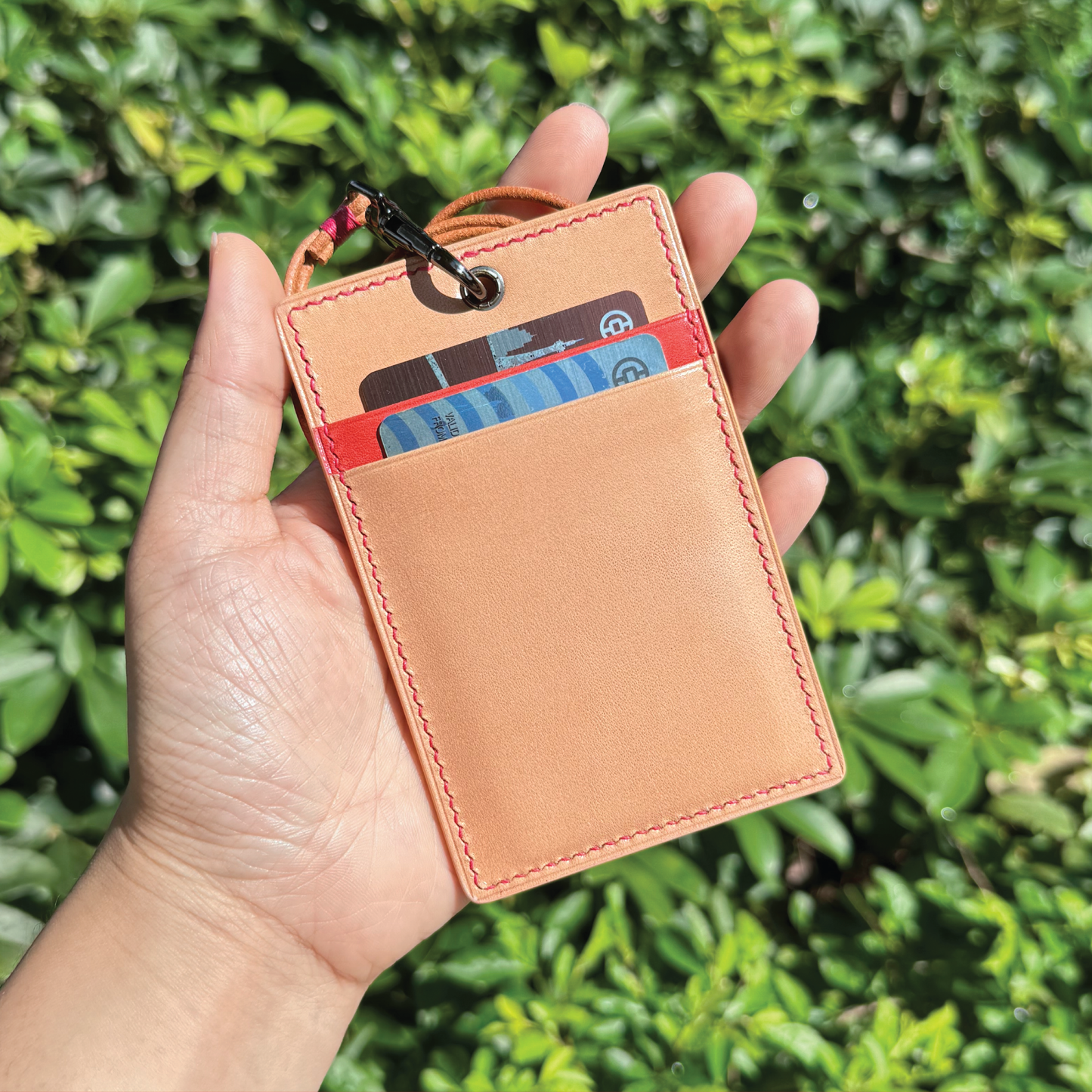 Tochigi Leather | ID Cardholder with Lanyard | Vertical, Horizontal Style | 栃木牛皮系列 | 掛頸職員卡套 | 直款橫款