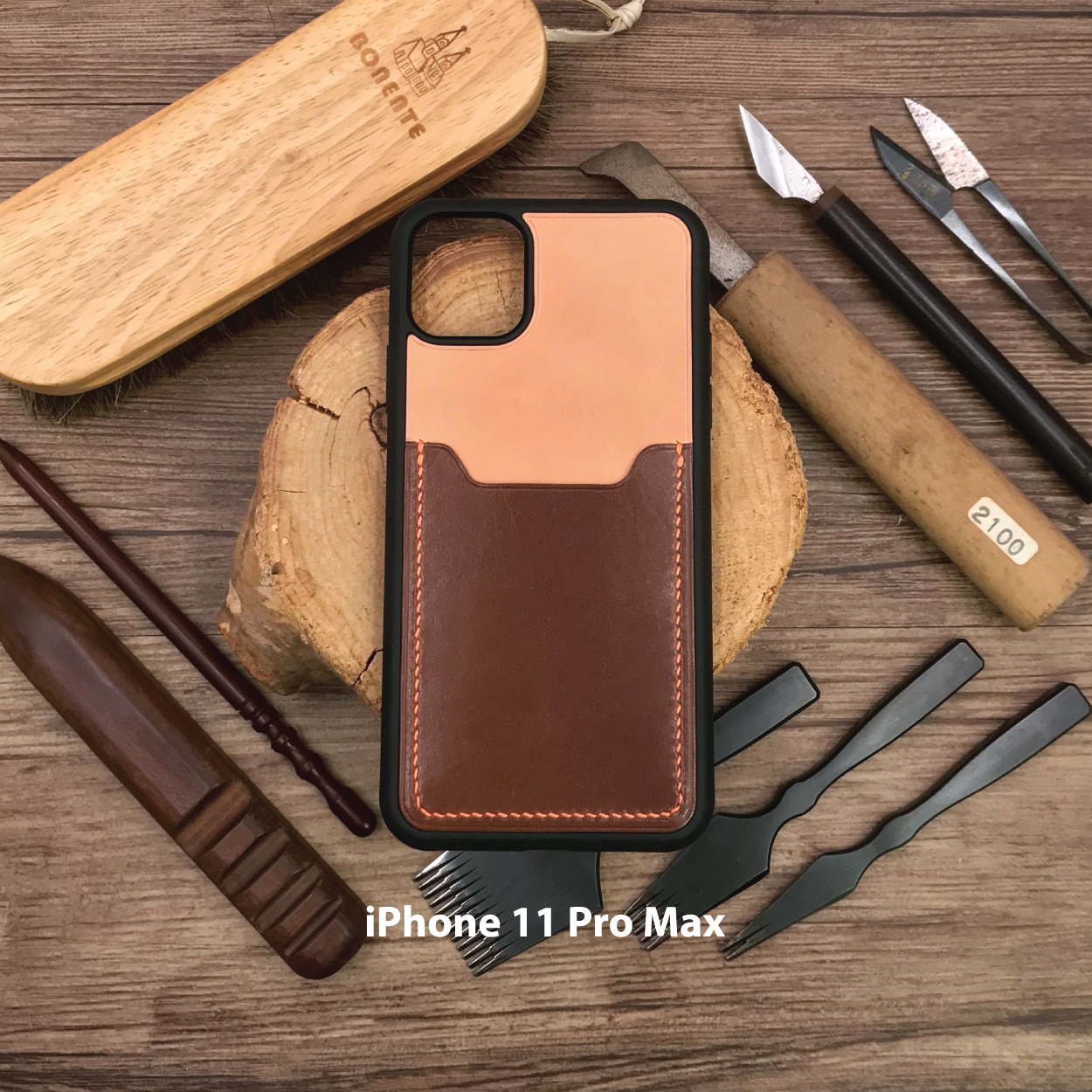 Tochigi Leather | Card Slot iPhone Case | 栃木牛皮系列 | 卡位手機殼