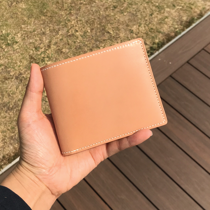 Tochigi Leather | Bifold Short Wallet | Card Slot, Photo Slot | 栃木牛皮系列 | 兩摺短銀包 | 卡位，相位款式