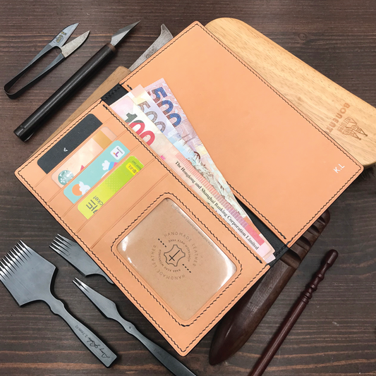 Tochigi Leather | Bifold Vertical Long Wallet | Card Slot, Photo Slot