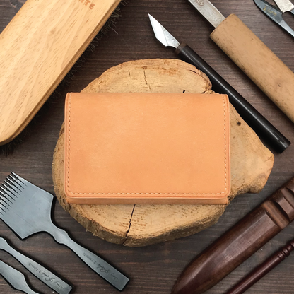 Pueblo Leather | Magnetic Snap Business Name Card Case | 磨砂牛皮系列 | 磁扣開關卡片盒