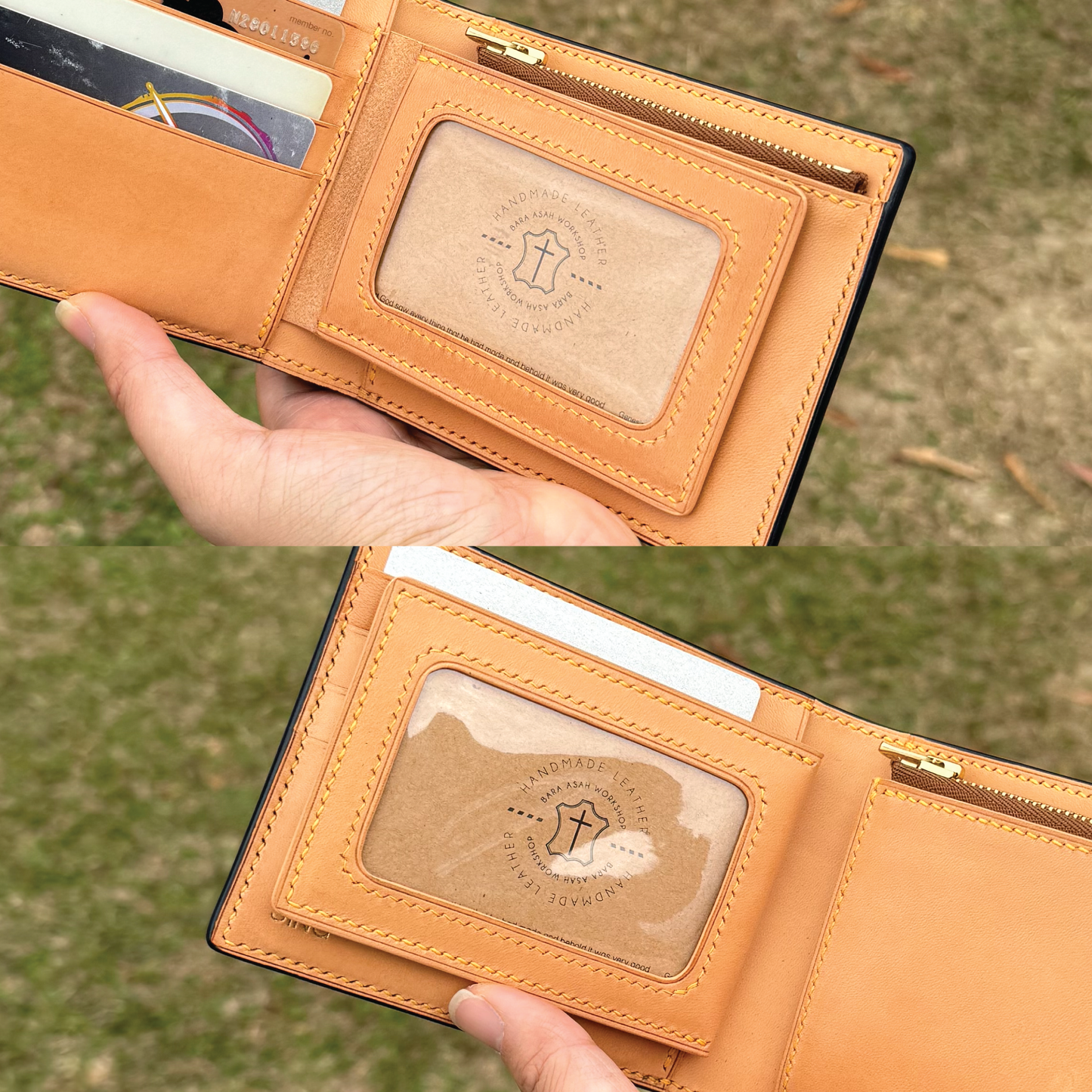 Add-on | Extra 3-Page Compartment (for short wallet) | 附加服務 | 添加第三頁隔層 (僅適用於兩摺短銀包)
