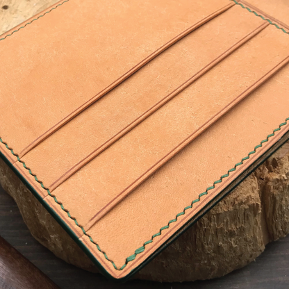 Pueblo Leather | Bifold Short Wallet | Card Slot, Photo Slot | 磨砂牛皮系列 | 兩摺短銀包 | 卡位，相位款式