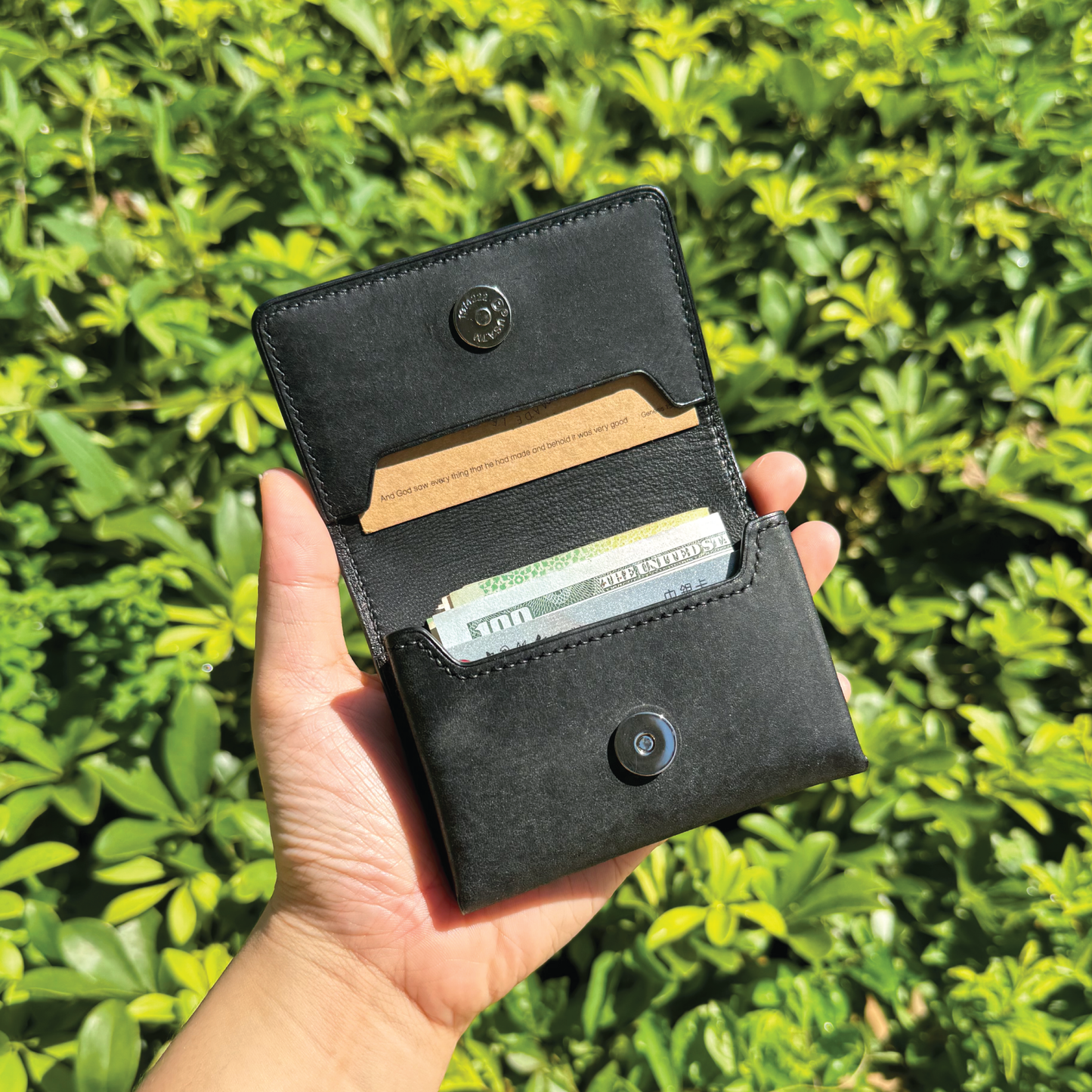 Pueblo Leather | Magnetic Snap Business Name Card Case | 磨砂牛皮系列 | 磁扣開關卡片盒