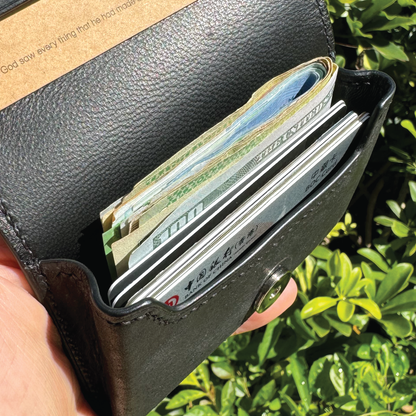 Pueblo Leather | Magnetic Snap Business Name Card Case | 磨砂牛皮系列 | 磁扣開關卡片盒