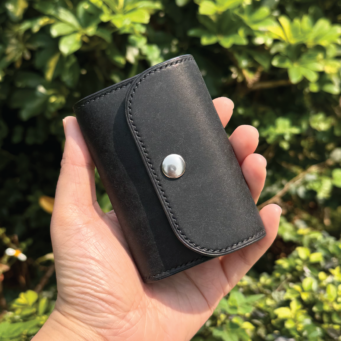 Pueblo Leather | Tri-fold Keyholder | 磨砂牛皮系列 | 三摺鎖匙包