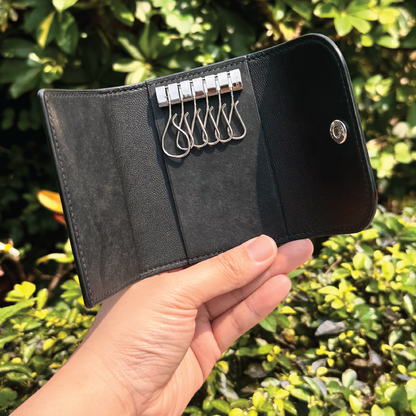 Pueblo Leather | Tri-fold Keyholder | 磨砂牛皮系列 | 三摺鎖匙包