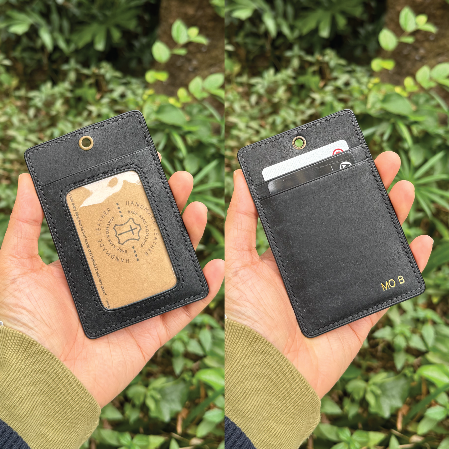 Pueblo Leather | ID Cardholder with Lanyard | Vertical, Horizontal Style | 磨砂牛皮系列 | 掛頸職員卡套 | 直款橫款