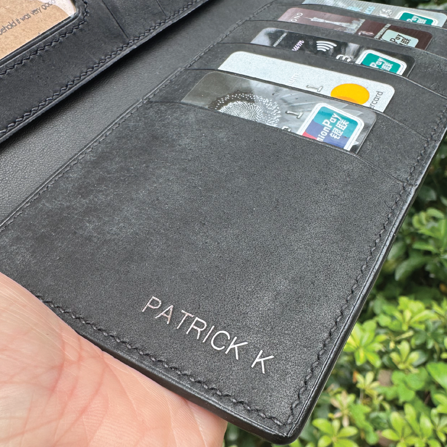 Pueblo Leather | Bifold Vertical Long Wallet | Card Slot, Photo Slot