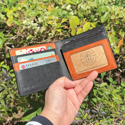 Pueblo Leather | Bifold Short Wallet | Zipper Slot Design | 磨砂牛皮系列 | 兩摺短銀包 | 拉鏈包款式