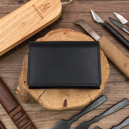 Buttero Leather | Magnetic Snap Business Name Card Case | 植鞣牛皮系列 | 磁扣開關卡片盒