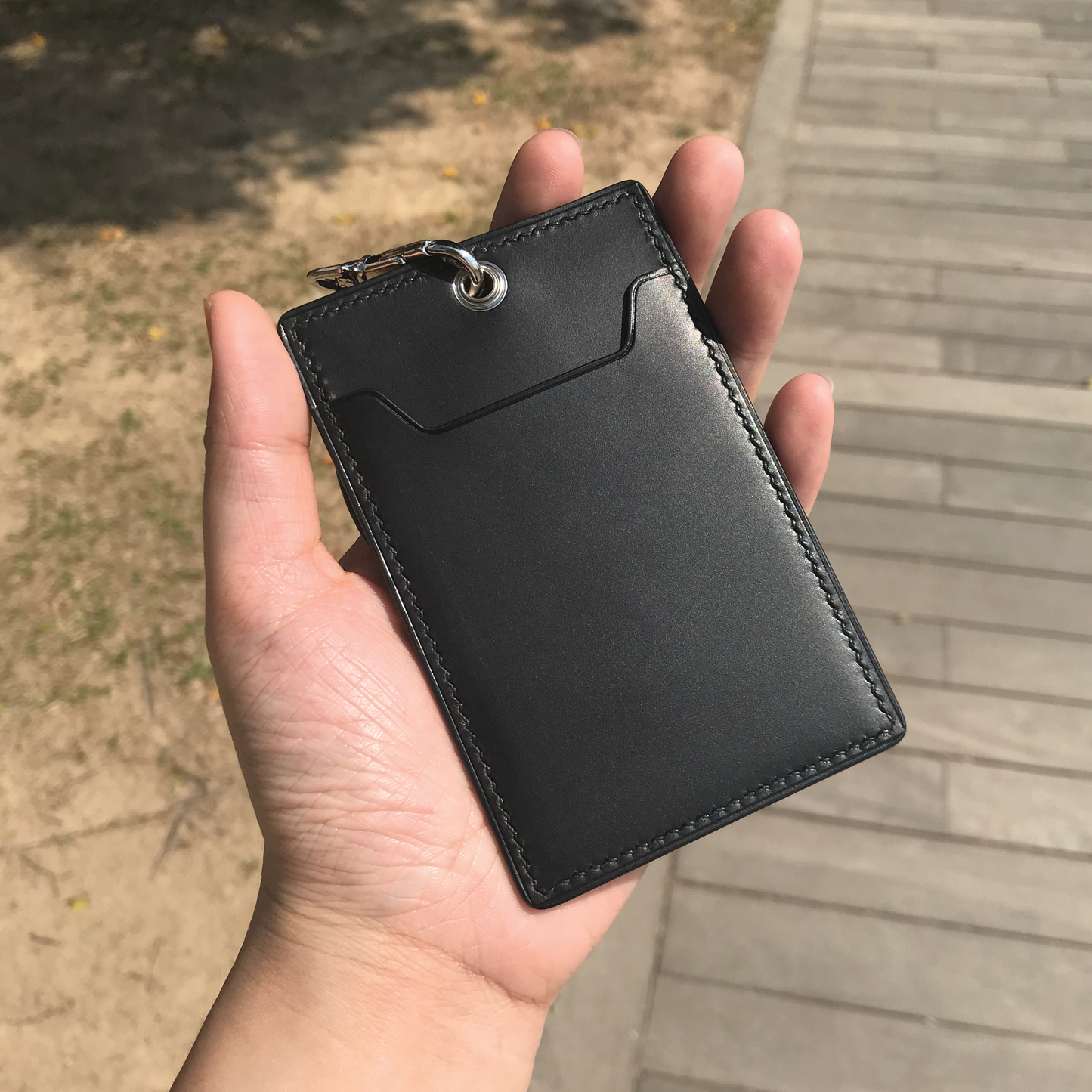 Buttero Leather | ID Cardholder with Lanyard | Vertical, Horizontal Style | 植鞣牛皮系列 | 掛頸職員卡套 | 直款橫款
