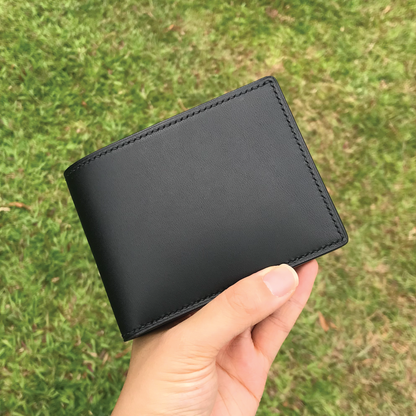 Buttero Leather | Bifold Short Wallet | Card Slot, Photo Slot | 植鞣牛皮系列 | 兩摺短銀包 | 卡位，相位款式