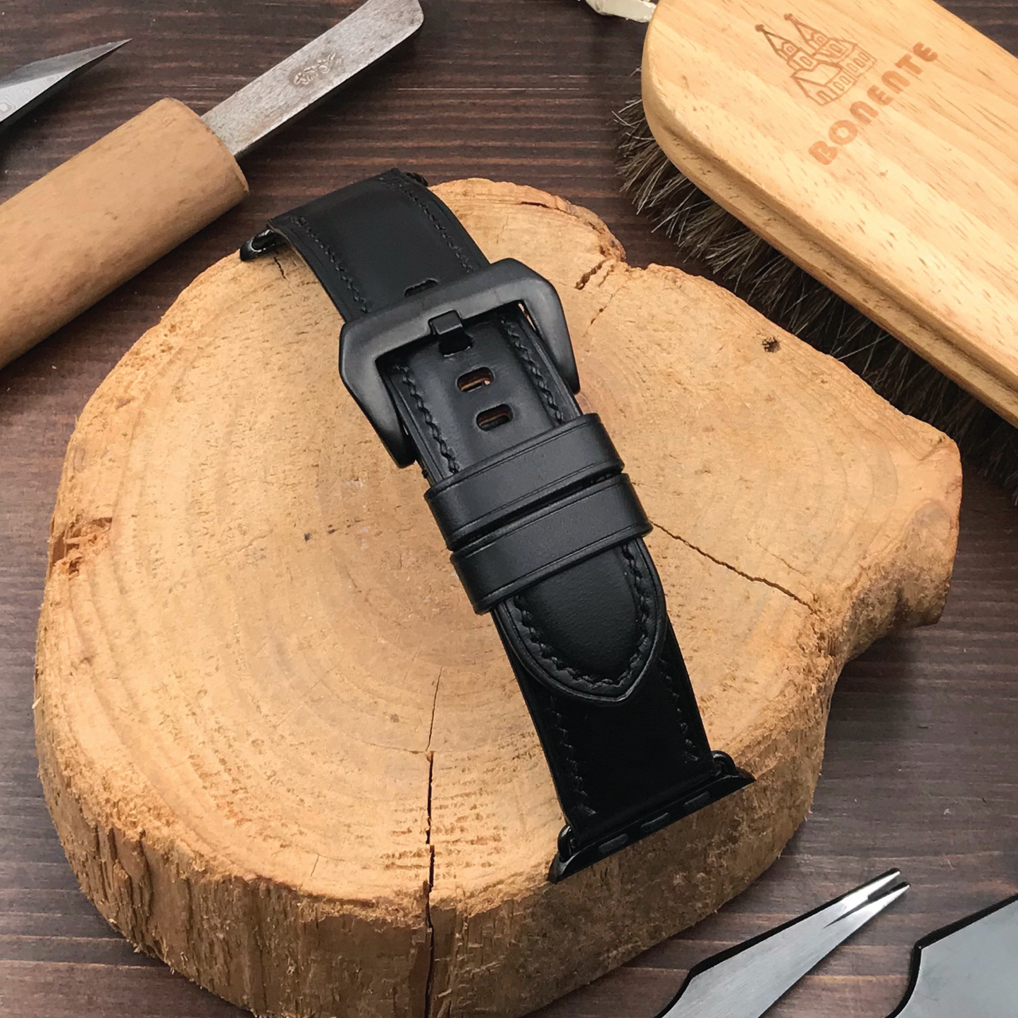 Buttero Leather | Heavy-Duty Apple Watch Strap | 植鞣牛皮系列 | 厚身款iWatch錶帶