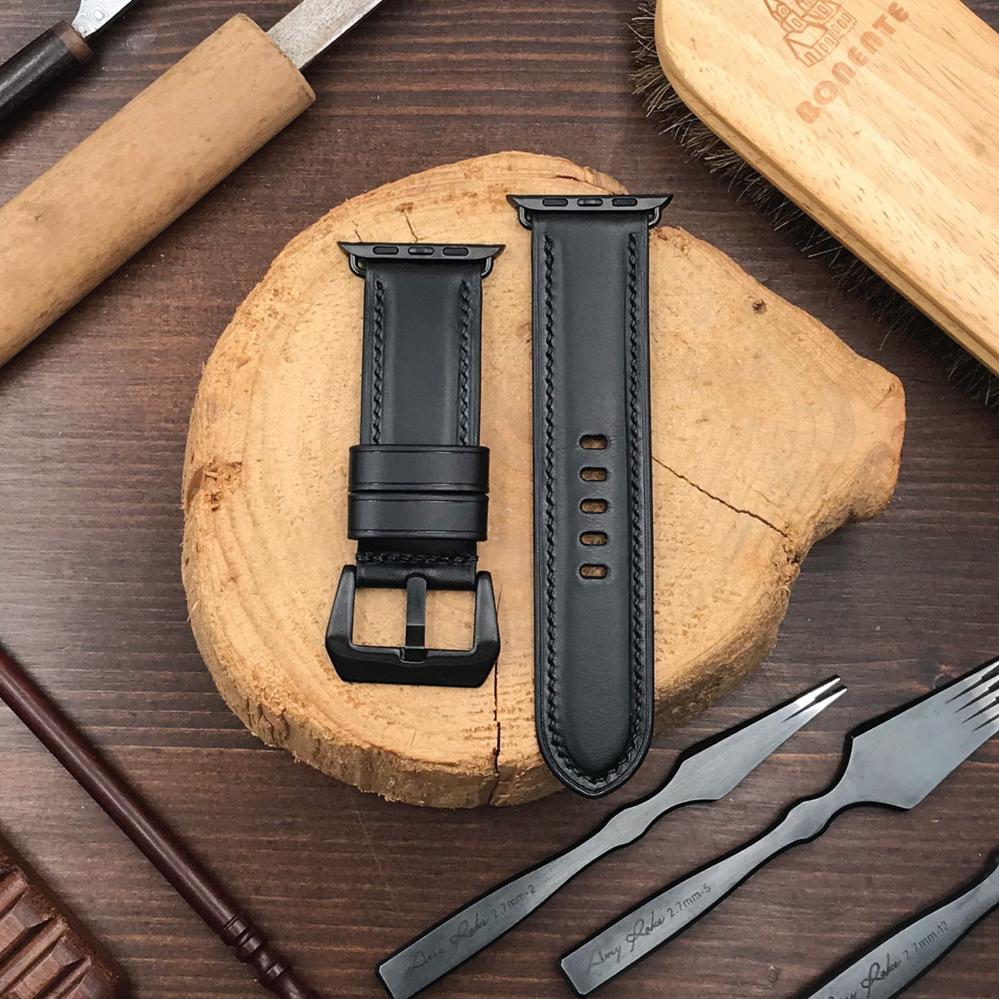 Buttero Leather | Heavy-Duty Apple Watch Strap | 植鞣牛皮系列 | 厚身款iWatch錶帶