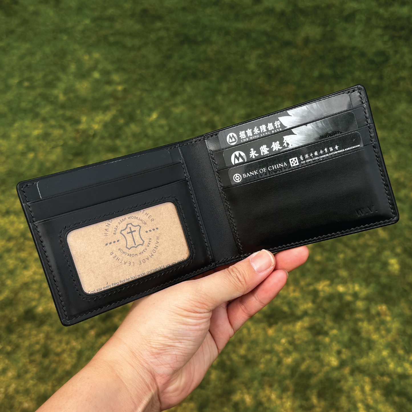 Buttero Leather | Bifold Short Wallet | Card Slot, Photo Slot | 植鞣牛皮系列 | 兩摺短銀包 | 卡位，相位款式