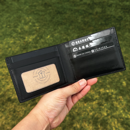 Buttero Leather | Bifold Short Wallet | Card Slot, Photo Slot | 植鞣牛皮系列 | 兩摺短銀包 | 卡位，相位款式