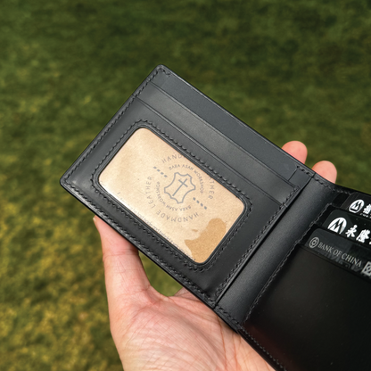 Buttero Leather | Bifold Short Wallet | Card Slot, Photo Slot | 植鞣牛皮系列 | 兩摺短銀包 | 卡位，相位款式