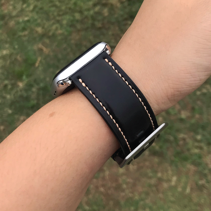 Cordovan Leather | Heavy-Duty Apple Watch Strap | 馬臀皮系列 | 厚身款iWatch錶帶