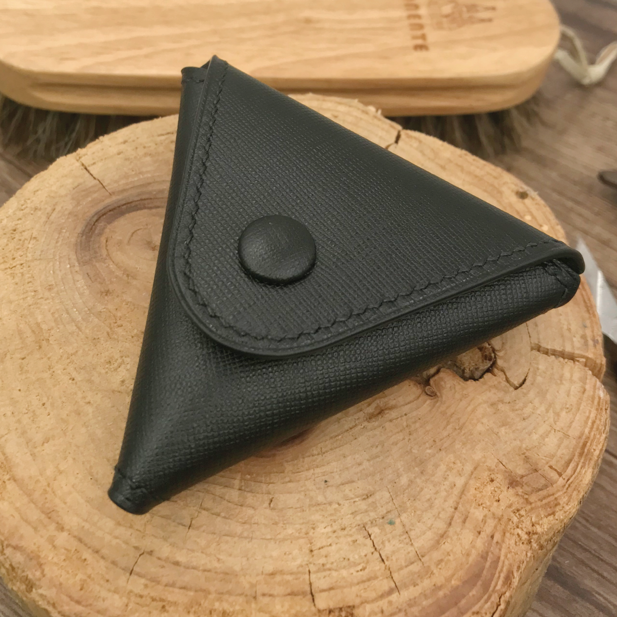 Saffiano Leather | Double-Sided Open Purse
