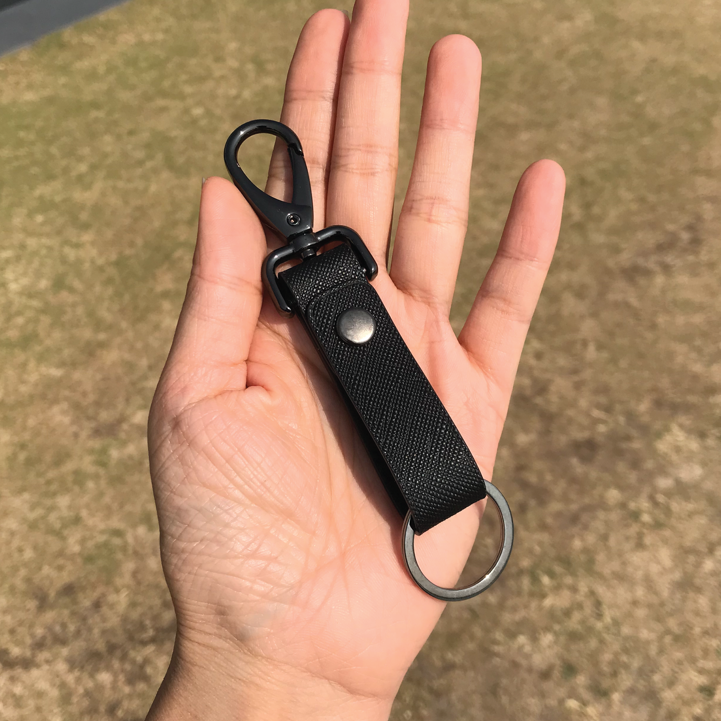 Saffiano Leather | Belt Loop Keyring | 十字紋牛皮系列 | 皮帶鎖匙扣