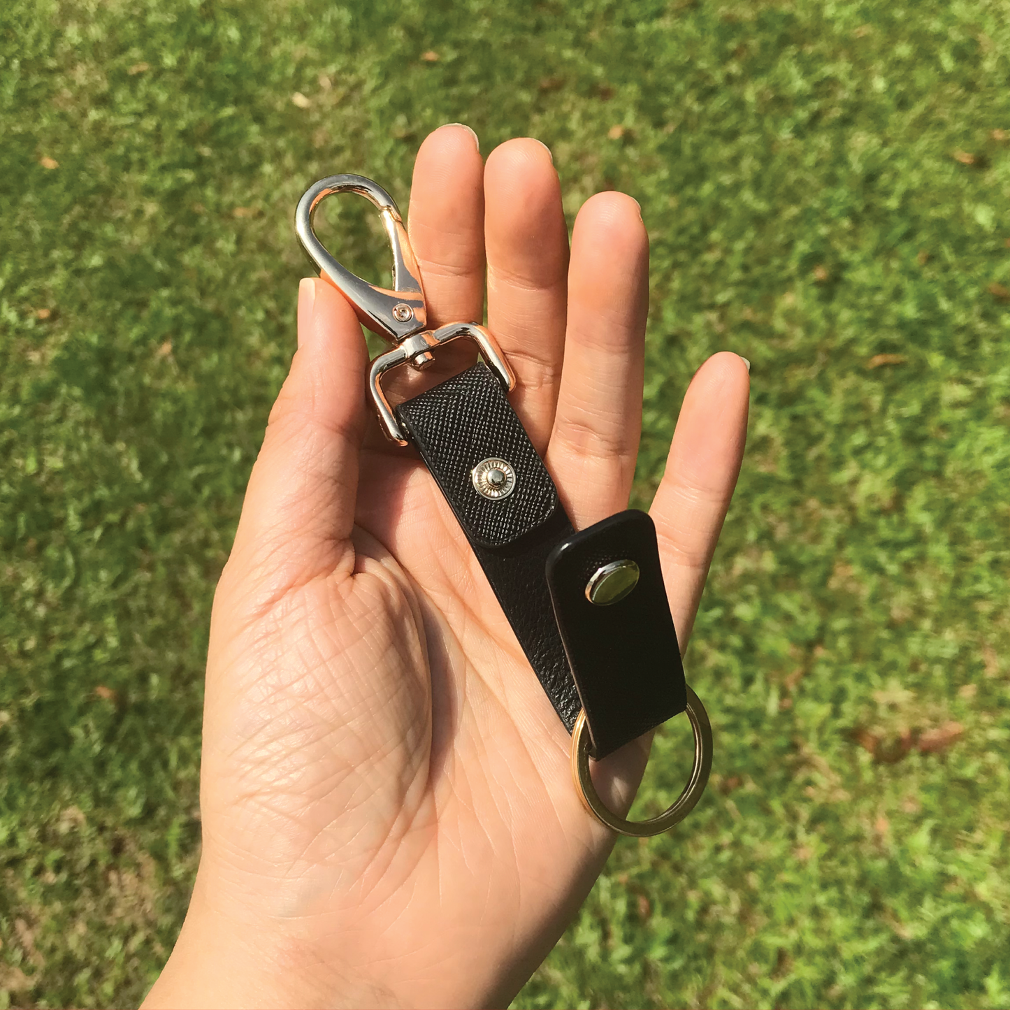 Saffiano Leather | Belt Loop Keyring | 十字紋牛皮系列 | 皮帶鎖匙扣