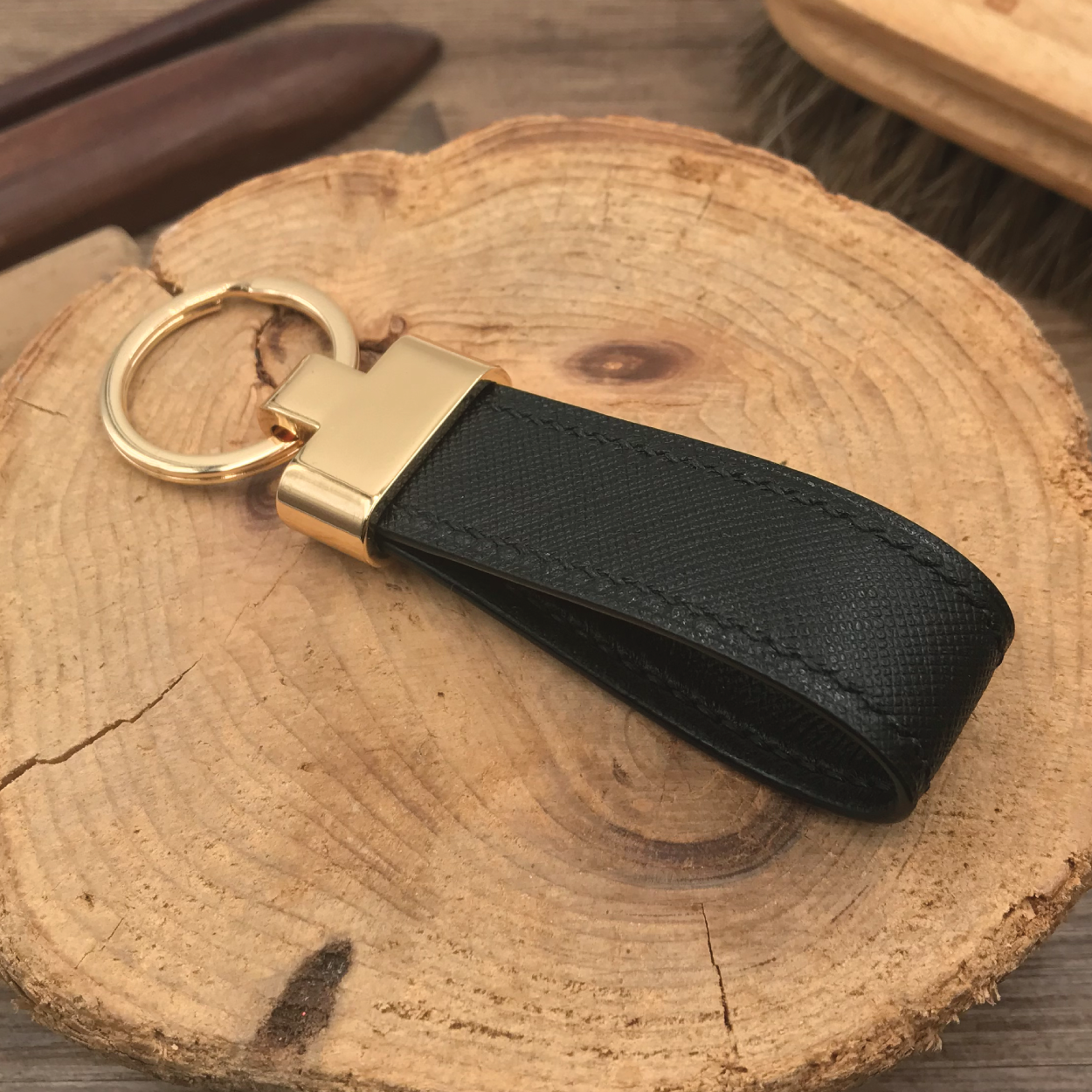 Saffiano Leather | Key Fob