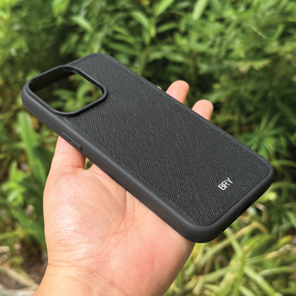 Saffiano Leather | MagSafe Compatible iPhone Case | 十字紋牛皮系列 | 磁吸手機殼