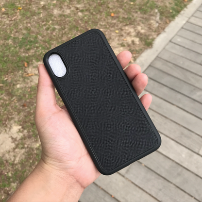 Saffiano Leather | MagSafe Compatible iPhone Case | 十字紋牛皮系列 | 磁吸手機殼