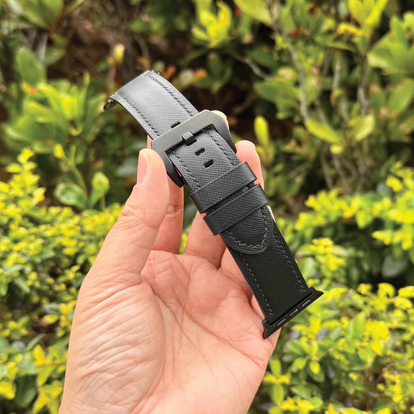 Saffiano Leather | Heavy-Duty Apple Watch Strap | 十字紋牛皮系列 | 厚身款iWatch錶帶