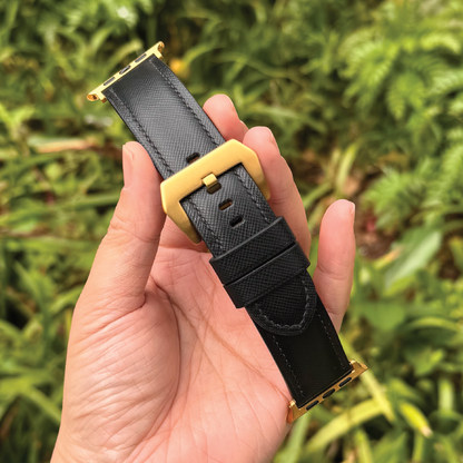 Saffiano Leather | Heavy-Duty Apple Watch Strap | 十字紋牛皮系列 | 厚身款iWatch錶帶