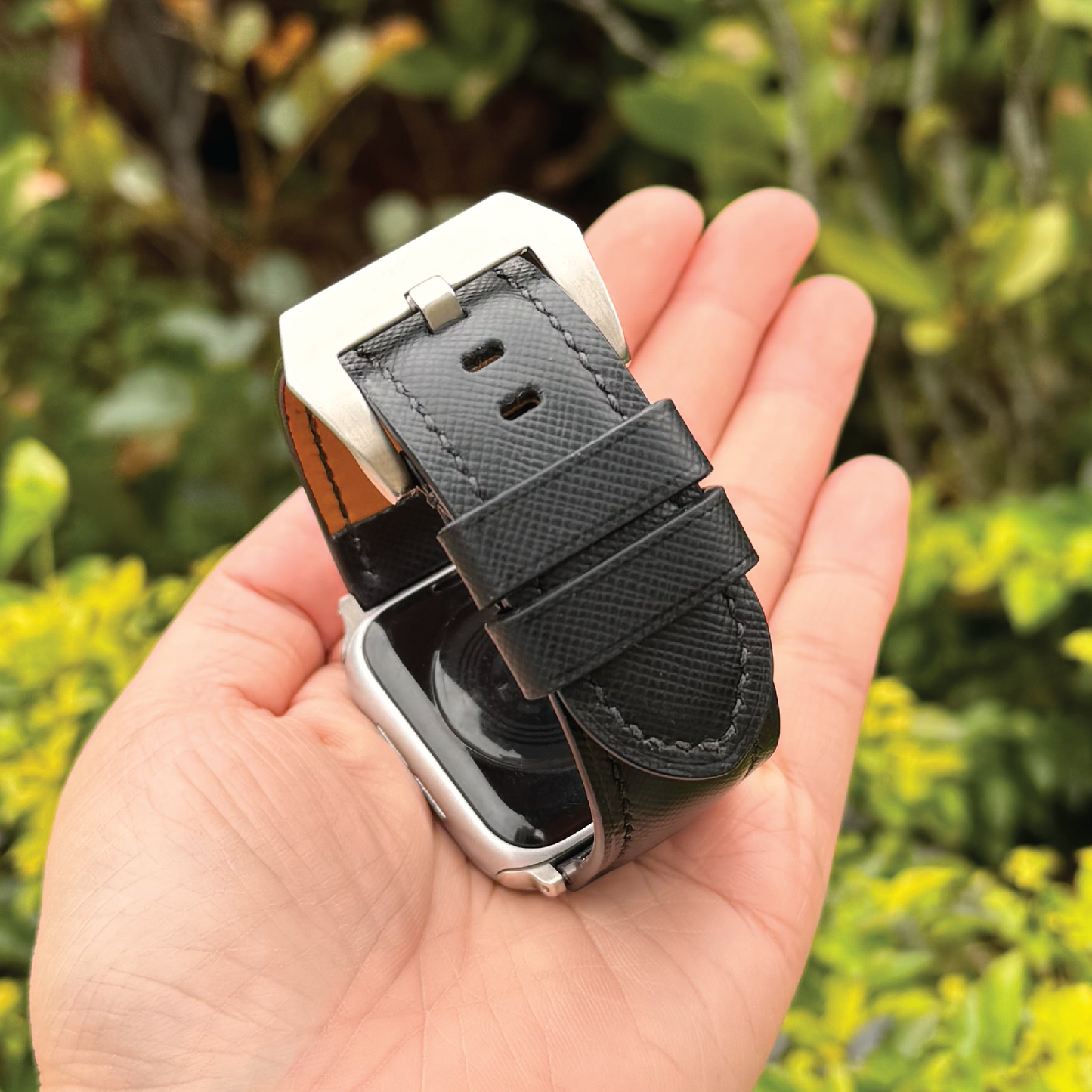 Saffiano Leather | Heavy-Duty Apple Watch Strap | 十字紋牛皮系列 | 厚身款iWatch錶帶