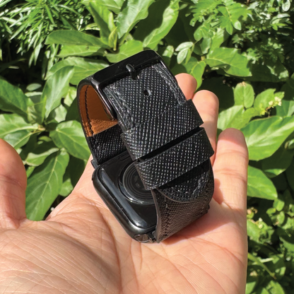 Saffiano Leather | Lightweight Apple Watch Strap | 十字紋牛皮系列 | 輕盈款iWatch錶帶