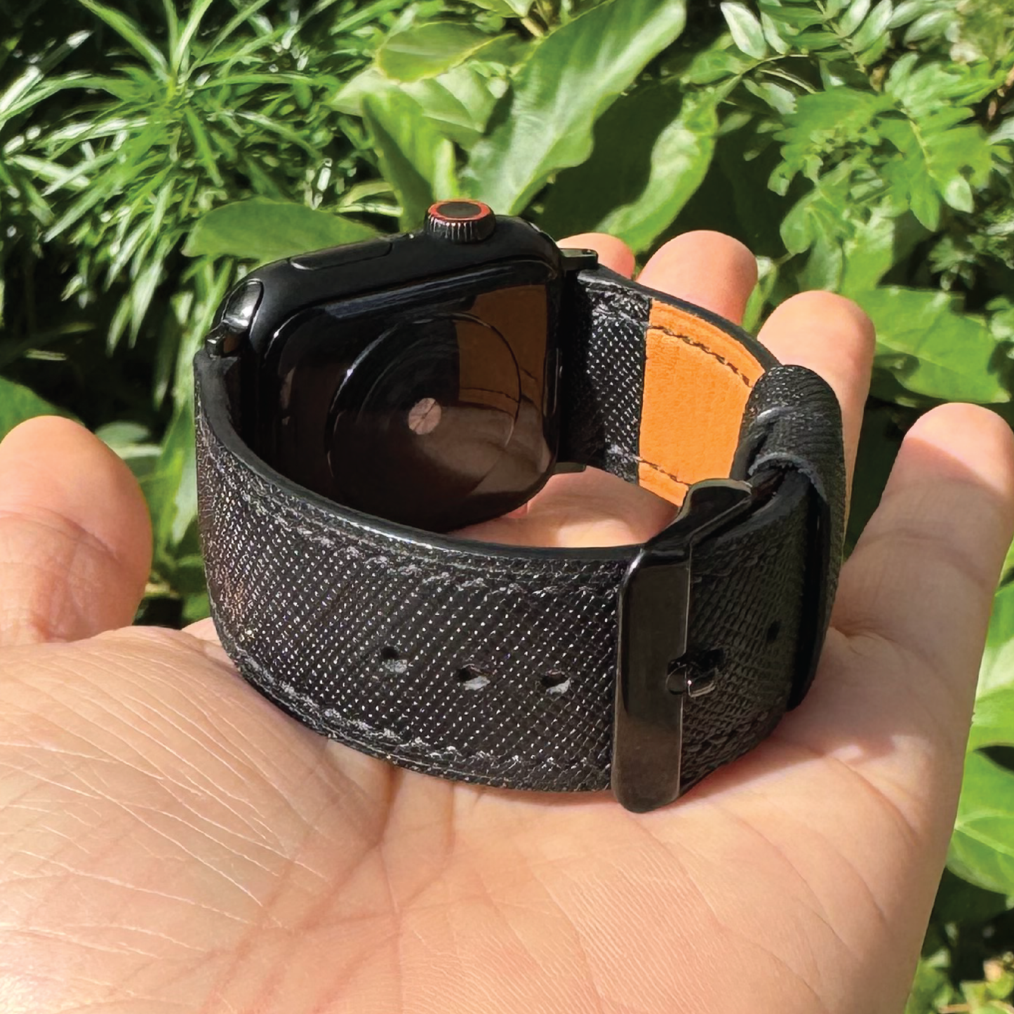 Saffiano Leather | Lightweight Apple Watch Strap | 十字紋牛皮系列 | 輕盈款iWatch錶帶