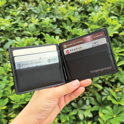 Saffiano Leather | Money Clip Wallet | 十字紋牛皮系列 | 錢夾銀包