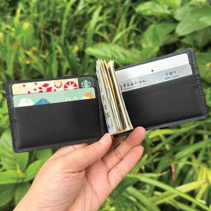 Saffiano Leather | Money Clip Wallet | 十字紋牛皮系列 | 錢夾銀包