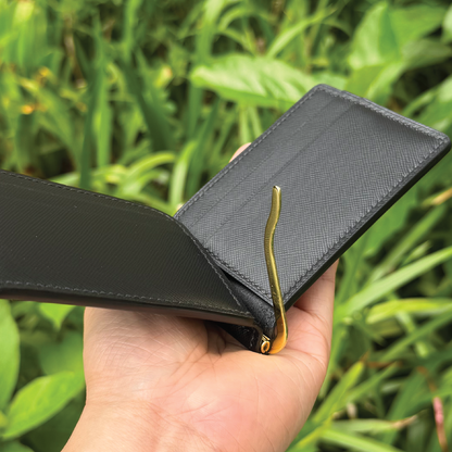 Saffiano Leather | Money Clip Wallet | 十字紋牛皮系列 | 錢夾銀包