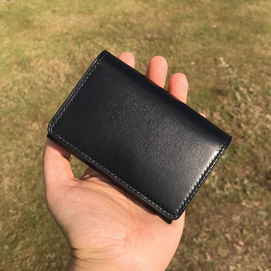 Calf Leather | Magnetic Snap Business Name Card Case | 小牛皮系列 | 磁扣開關卡片盒