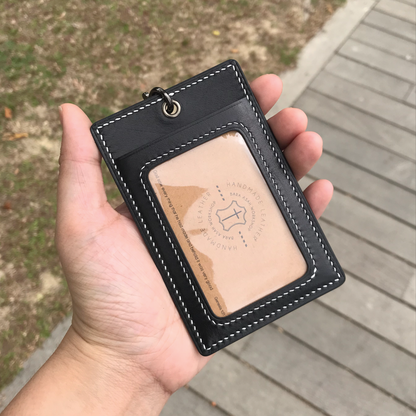 Calf Leather | ID Cardholder with Lanyard | Vertical, Horizontal Style | 小牛皮系列 | 掛頸職員卡套 | 直款橫款