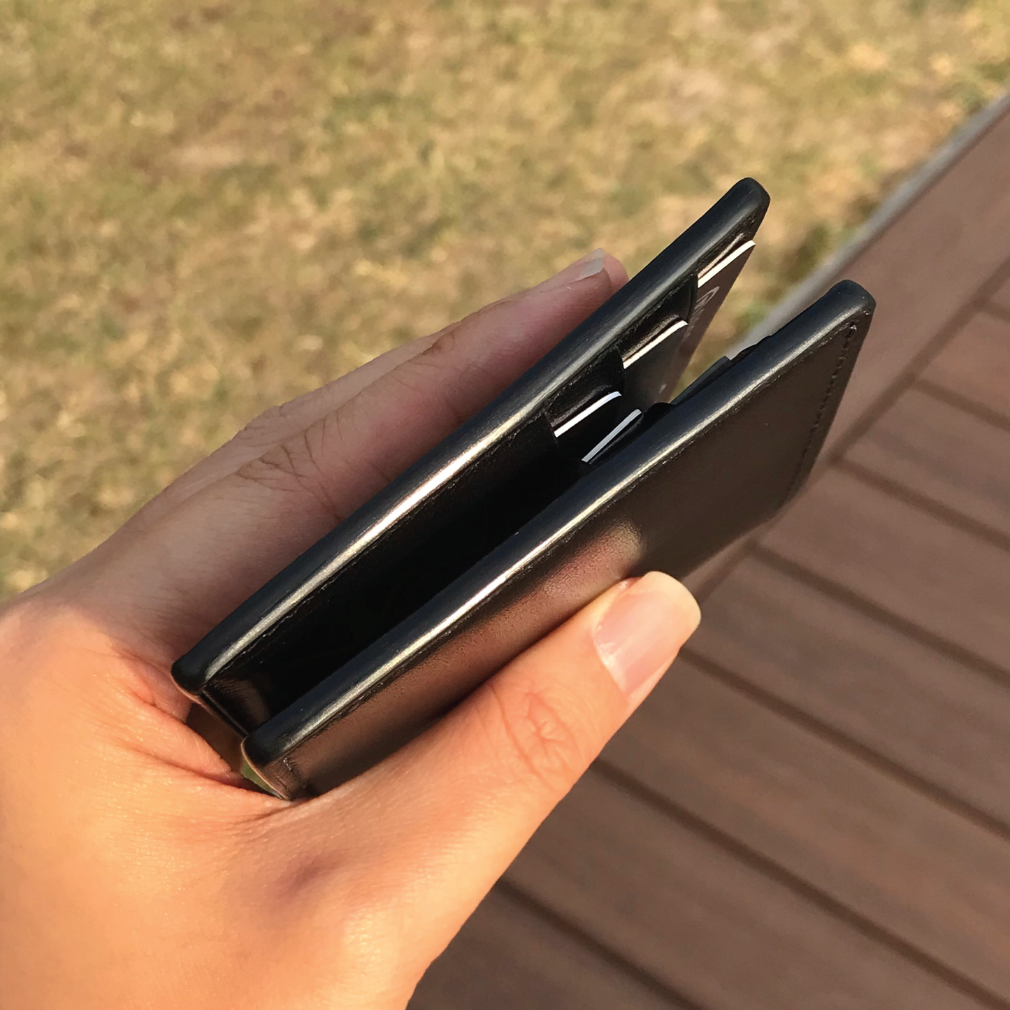 Calf Leather | Bifold Short Wallet | Card Slot, Photo Slot | 小牛皮系列 | 兩摺短銀包 | 卡位，相位款式