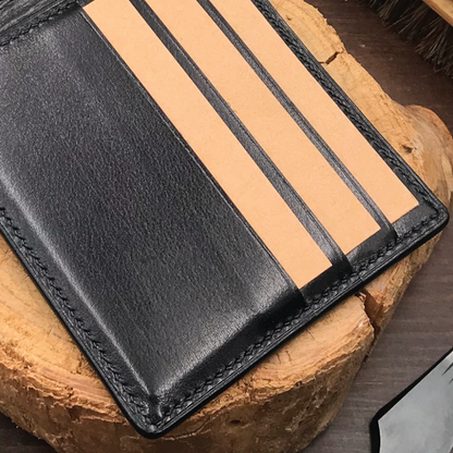 Calf Leather | Bifold Short Wallet | Card Slot, Photo Slot | 小牛皮系列 | 兩摺短銀包 | 卡位，相位款式