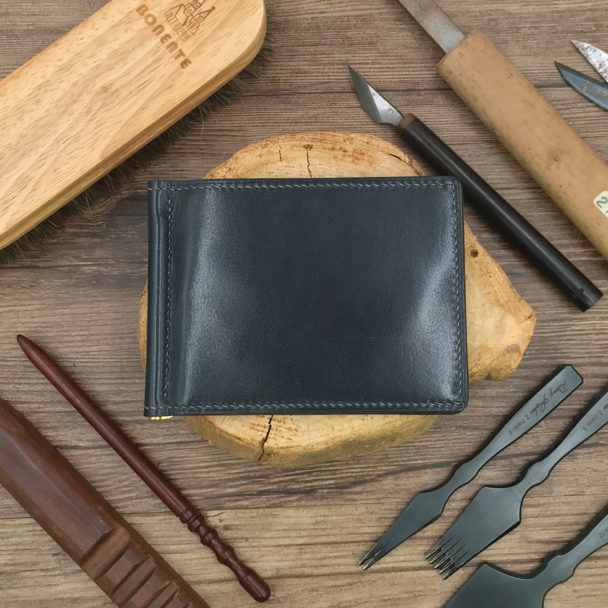 Calf Leather | Money Clip Wallet | 小牛皮系列 | 錢夾銀包