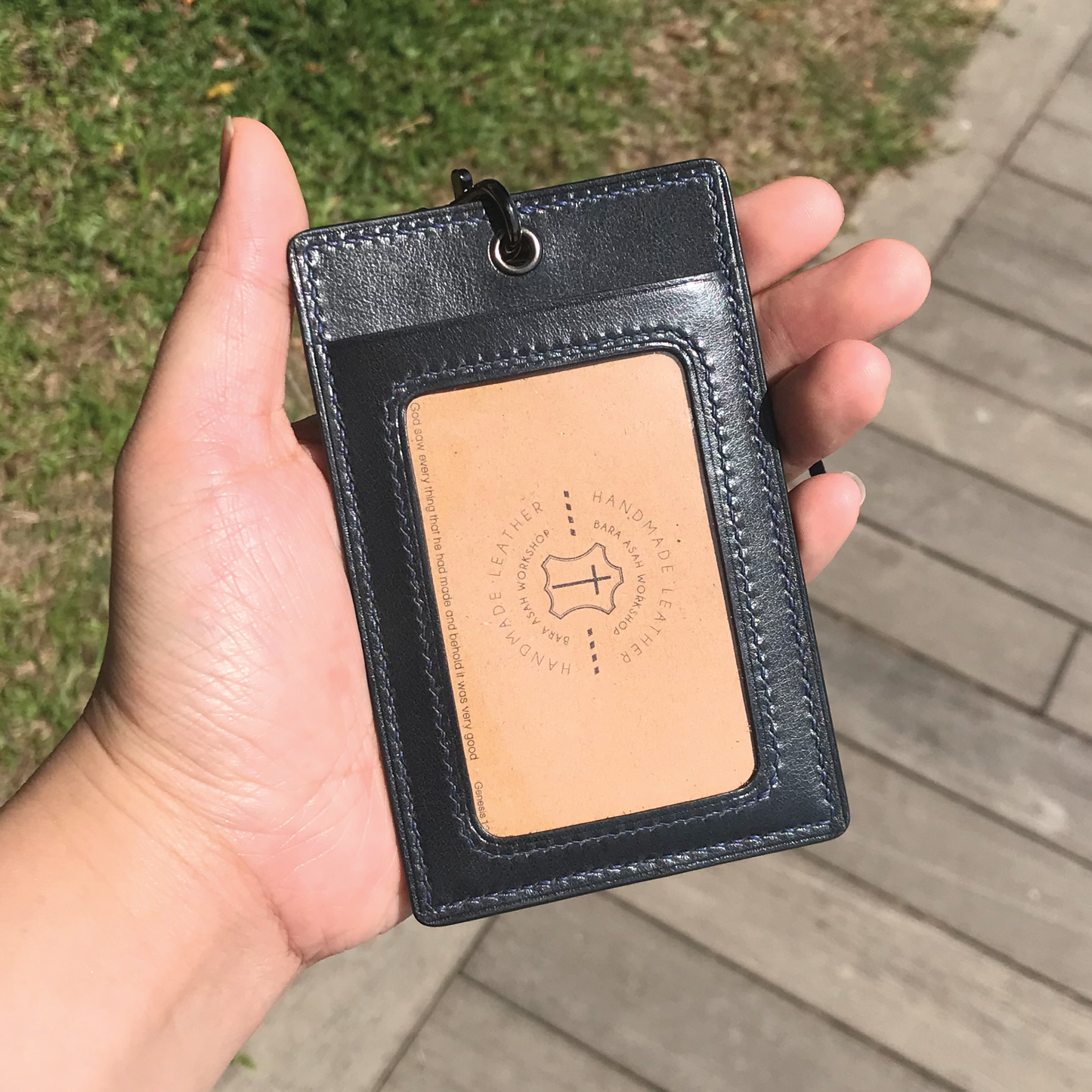 Calf Leather | ID Cardholder with Lanyard | Vertical, Horizontal Style | 小牛皮系列 | 掛頸職員卡套 | 直款橫款