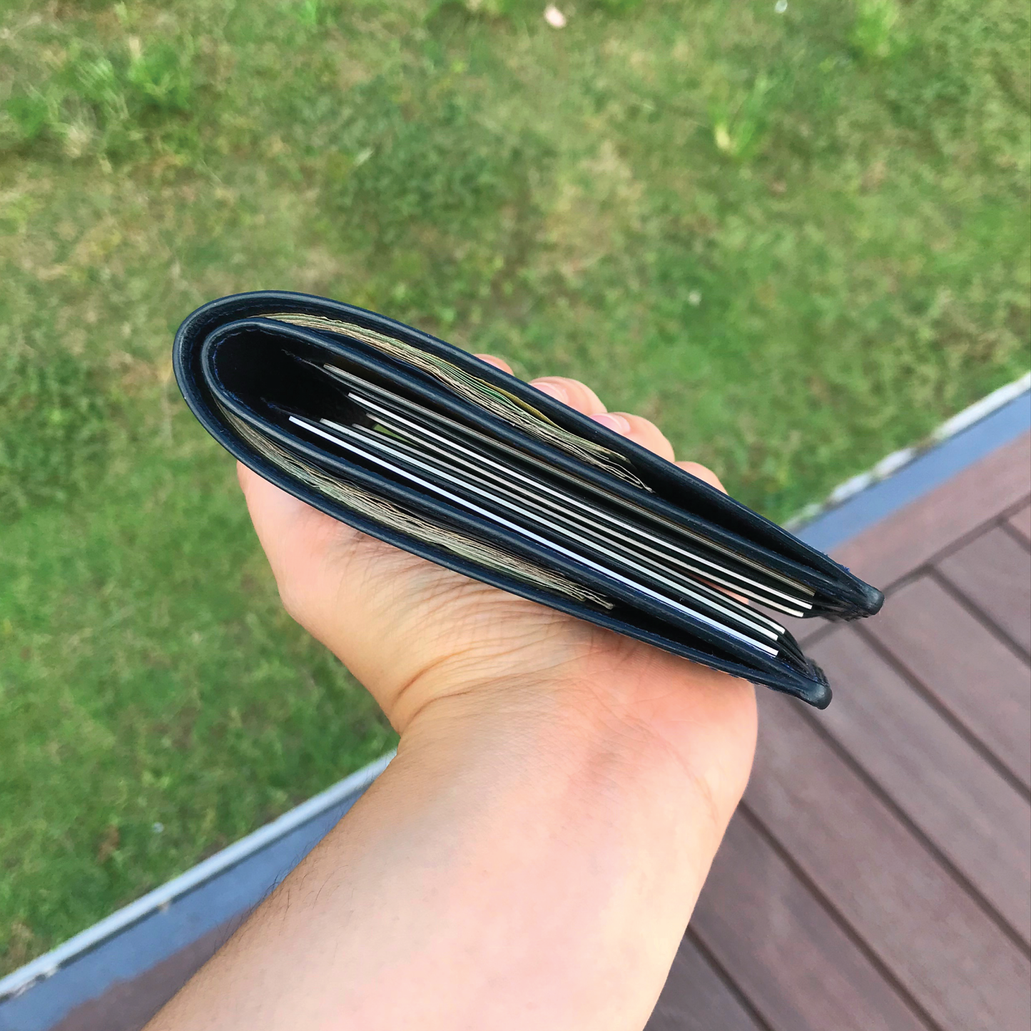 Calf Leather | Bifold Short Wallet | Card Slot, Photo Slot | 小牛皮系列 | 兩摺短銀包 | 卡位，相位款式