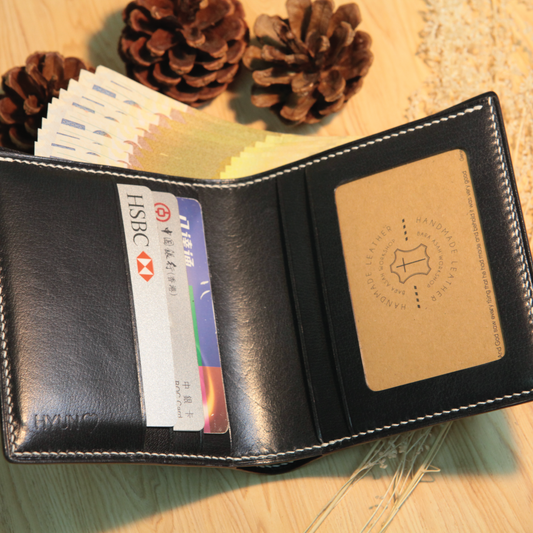 Calf Leather | Bifold Mini Wallet | 小牛皮系列 | 兩摺迷你銀包