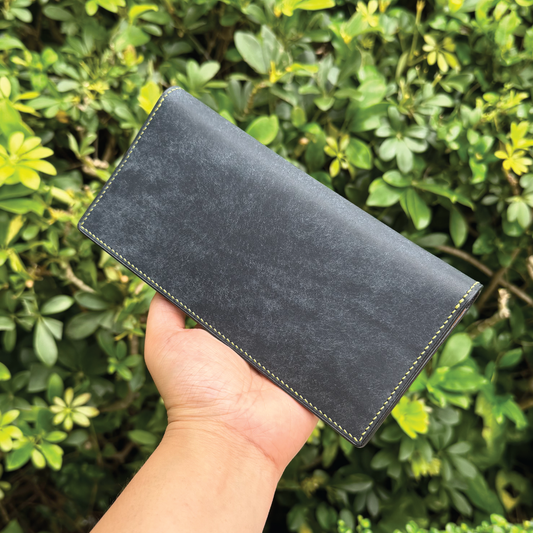 Pueblo Leather | Bifold Long Wallet | Coins Pocket Design