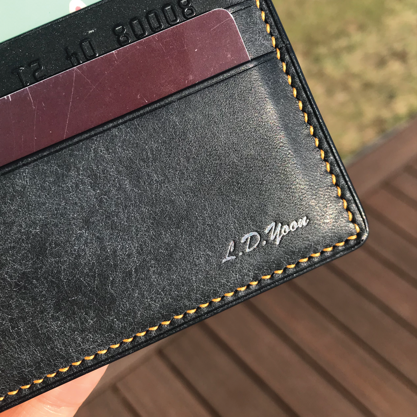 Pueblo Leather | Bifold Short Wallet | Card Slot, Photo Slot | 磨砂牛皮系列 | 兩摺短銀包 | 卡位，相位款式